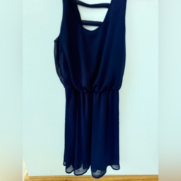 Xhilaration Navy Blue Sleeveless Dress - Picture 1 of 1